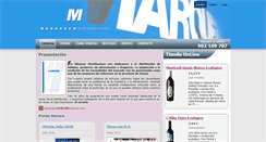 Desktop Screenshot of marquezdistribucions.com